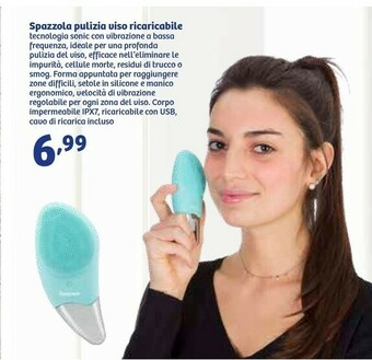 In'S Mercato Spazzola Pulizia Viso Ricaricabile offerta