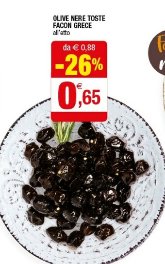 Iperal Olive Nere Toste Facon Grece offerta