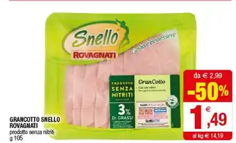 Iperal Rovagnati Grancotto Snello offerta