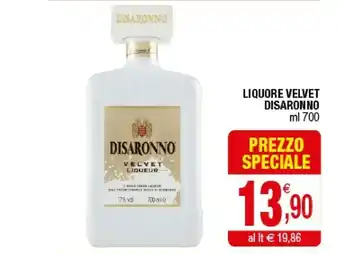 Iperal Disaronno Liquore Velvet offerta