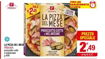 Iperal Primia La Pizza Del Mese Prosciutto Cotto E Melanzane offerta