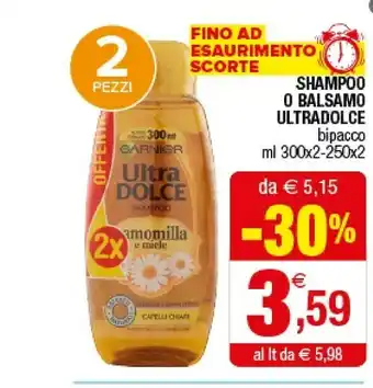 Iperal Garnier Shampoo O Balsamo Ultradolce offerta