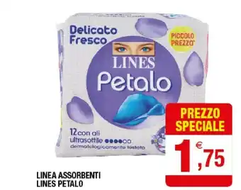 Iperal Lines Linea Assorbenti Petalo offerta