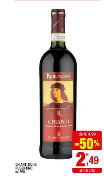 Iperal Rubentino Chianti Docg offerta