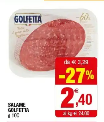 Iperal Golfera Salame Golfetta offerta