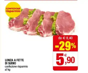 Iperal Lonza A Fette Di Suino offerta