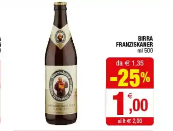 Iperal Franziskaner Birra offerta