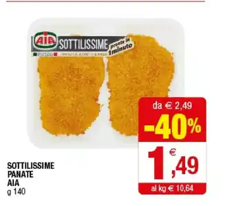 Iperal Aia AIA - Sottilissime di Filetti di Pollo Italiano offerta