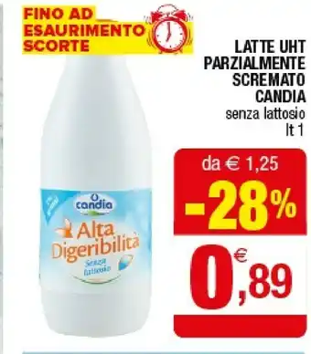 Iperal Candia Latte Uht Parzialmente Scremato offerta