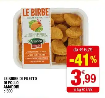 Iperal Amadori Le Birbe Di Filetto Di Pollo offerta