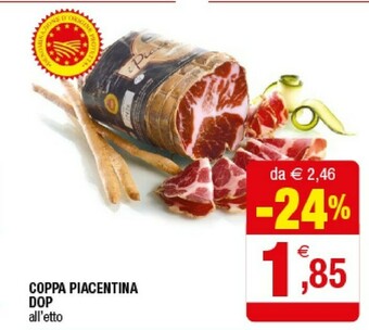 Iperal Coppa Piacentina Dop offerta