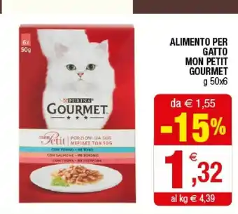 Iperal Purina Alimento Per Gatto Mon Petit Gourmet offerta