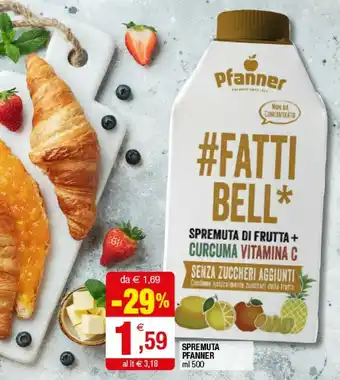 Iperal Spremuta Pfanner offerta