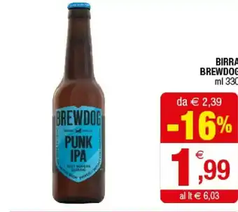 Iperal Brewdog Birra offerta