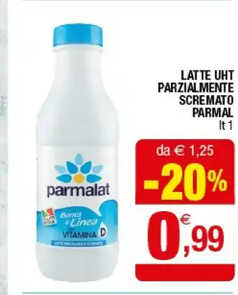 Iperal Parmalat Latte Parzialmente Scremato UHT 1000 G(ml) offerta