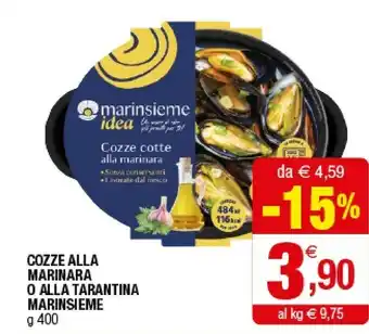 Iperal Marinsieme Idea Cozze Cotte Alla Marinara offerta