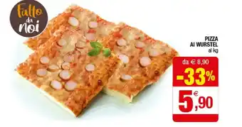 Iperal Pizza Al Wurstel offerta