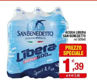 Iperal San Benedetto Acqua Libera offerta