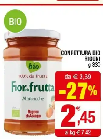 Iperal Rigoni Di Asiago Fior Di Frutta Albicocche 330 G(ml) offerta