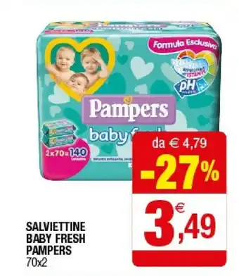 Iperal Pampers Salviettine Baby Fresh offerta