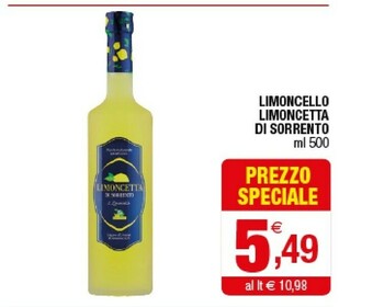 Iperal Limoncetta di sorrento Limoncello offerta