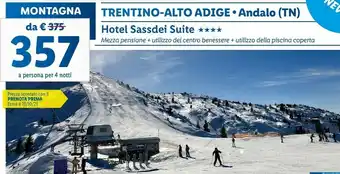 Lidl Trentino Alto Adige Andalo Hotel Sassdei Suite offerta