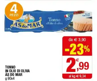 Iperal As Do Mar Tonno In Olio Di Oliva offerta