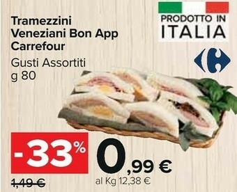 Carrefour - Tramezzini Veneziani Bon App 80 G