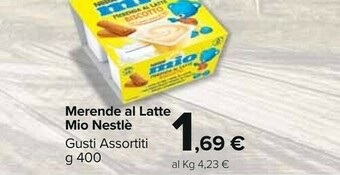 Carrefour Market Nestlè Merende Al Latte Mio offerta