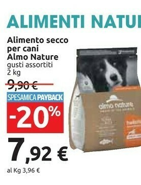 Carrefour Almo Nature Alimento Secco Per Cani offerta