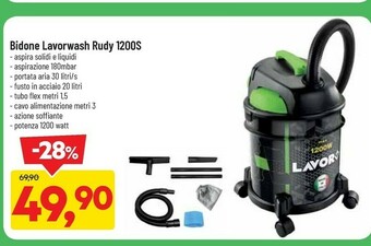 DPiù Lavorwash Bidone Aspiratutto offerta