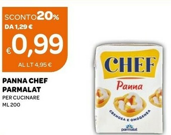 Ekom Parmalat Panna Chef offerta