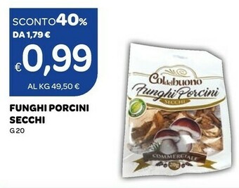Ekom Col Del Buono Funghi Porcini Secchi offerta