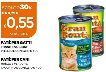 Ekom Gran Bonta Pate Per Gatti Tonno E Salmone offerta