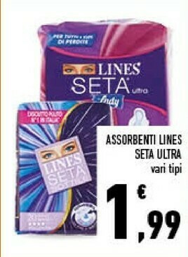 Conad Superstore Lines Seta Ultra Assorbenti offerta