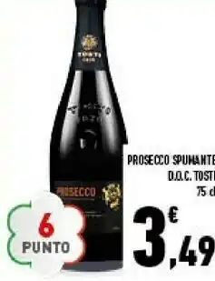 Conad Superstore Tosti Prosecco Spumante Doc 75 Cl offerta