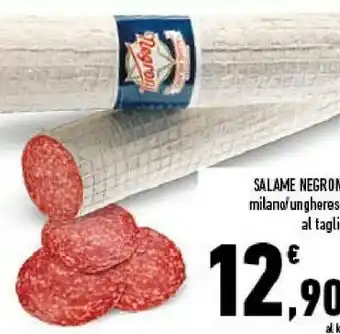 Conad Negroni Salame Millano offerta