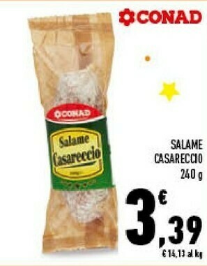 Conad Conad - Salame Casareccio 240 G(ml) offerta