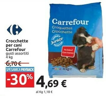 Carrefour Cibo per cani offerta