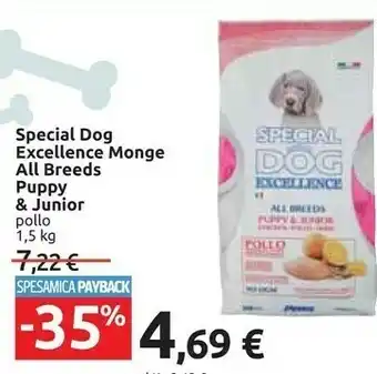Carrefour Monge Cibo per cani offerta