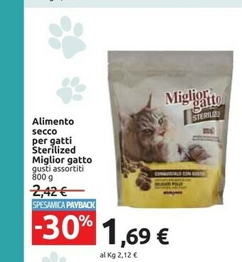 Carrefour Cibo per gatti offerta