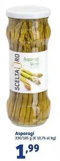 In'S Mercato Scelta oro Asparagi Verdi 330 G(ml) offerta