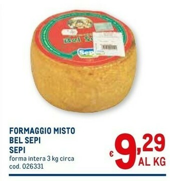 Sepi Formaggio Misto Bel Sepi