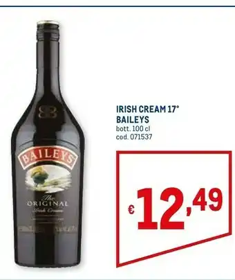 Metro Baileys Irish Cream 17 offerta