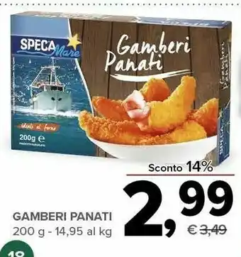 Todis Speca mare Gamberi Panati offerta