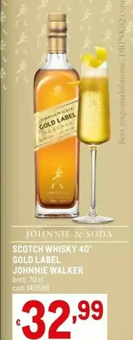 Metro Johnnie Walker Gold Label Reserve 700 Ml offerta