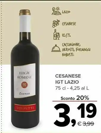 Volpetti Cesanese Igt Lazio 75 Cl