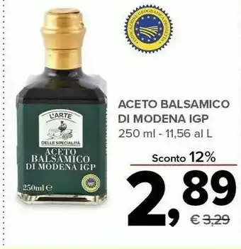 Todis L'arte Delle Specialità Aceto Balsamico Di Modena 250 Ml offerta