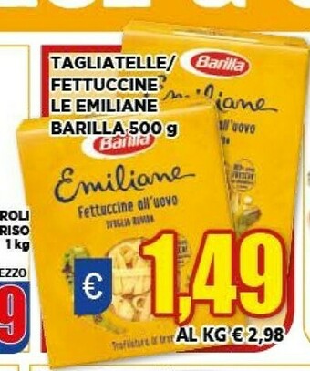 Vivo Supermercati Barilla Pasta all'uovo offerta