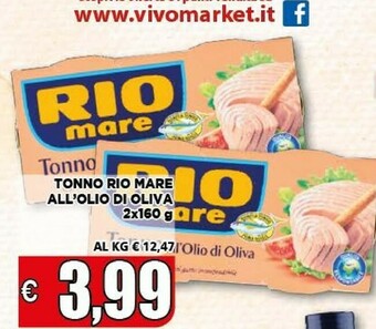 Vivo Supermercati Rio Mare Tonno Rio mare offerta